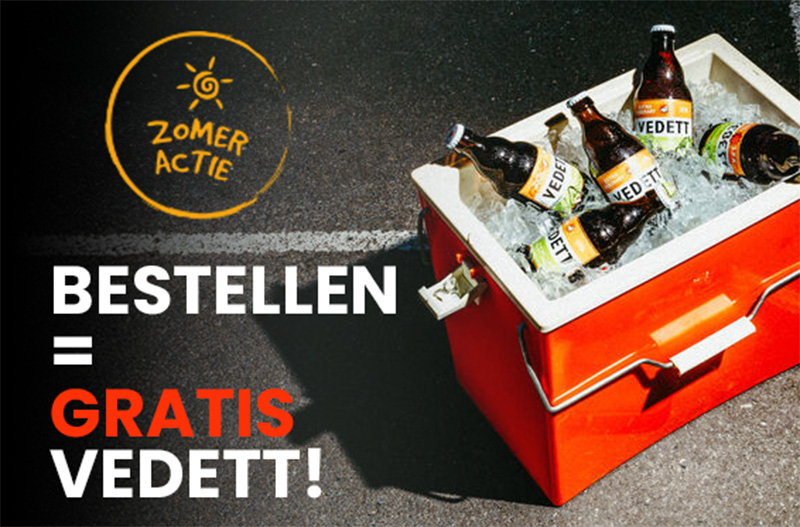 Vedett zomeractie PantoonBenes